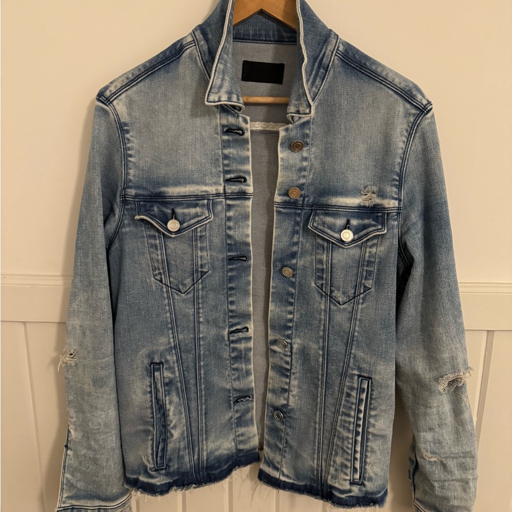 RtA Blue Lightweight Shirt Jacket